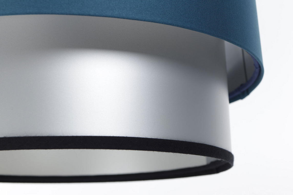 HÄNGELEUCHTE Blau 30/88 cm - Silberfarben, Kunststoff (30/2.6/88cm) - ONZENO