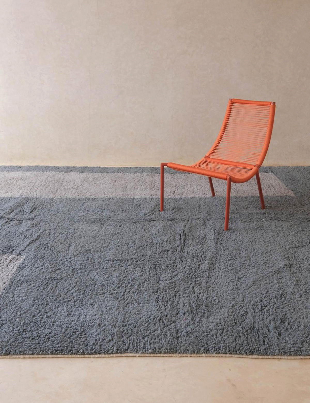 BERBERTEPPICH schlicht modern 310x 403 cm - Blau, Naturmaterialien (310/403cm) - AFK Living