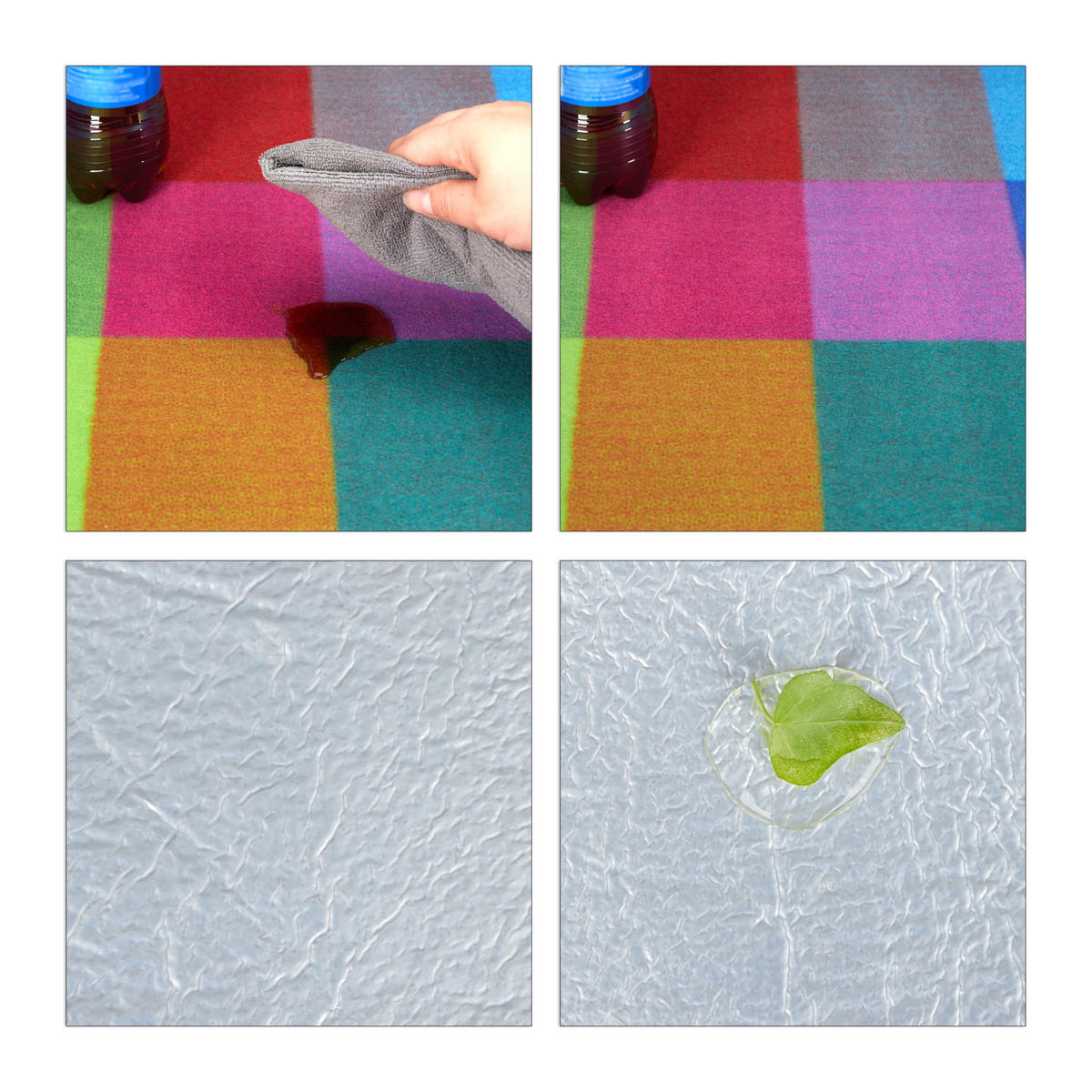 PIKNIKOVÁ deka - různobarevná, kov/textil (200/200cm) - Relaxdays