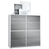 HIGHBOARD Cuba Türen in Avola-Anthrazit - Anthrazit, Holzwerkstoff (104/105.5/35.5cm) - Vladon