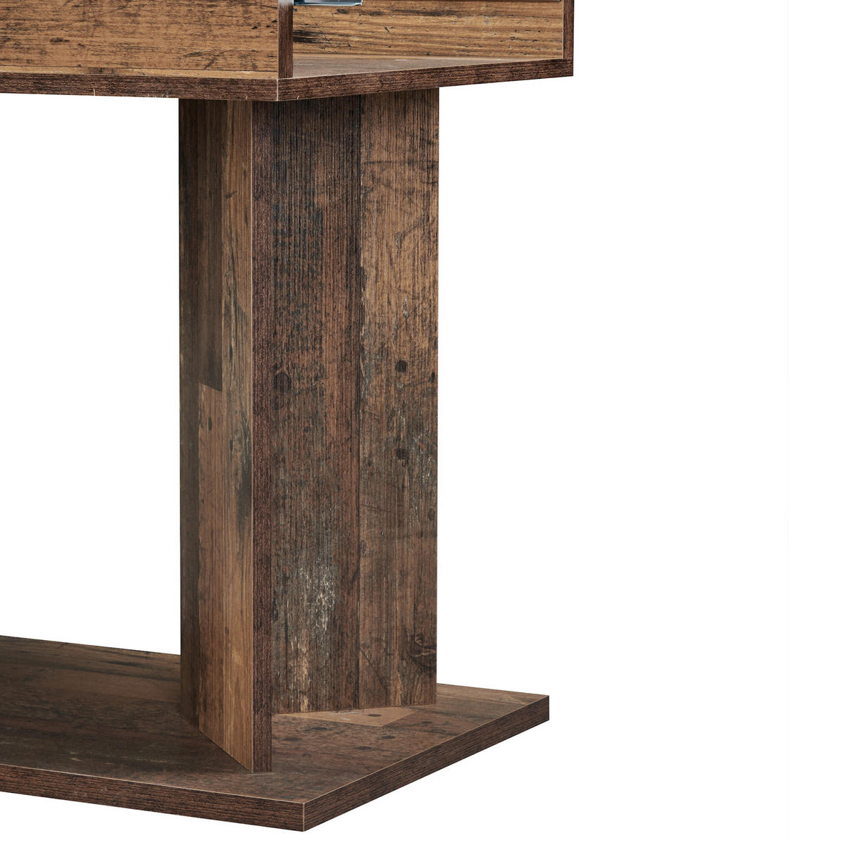 ESSTISCH VIVIAN 120-160/80/76 cm - Anthrazit/Sonoma Eiche, Holzwerkstoff (80/120/76cm) - B&D Home