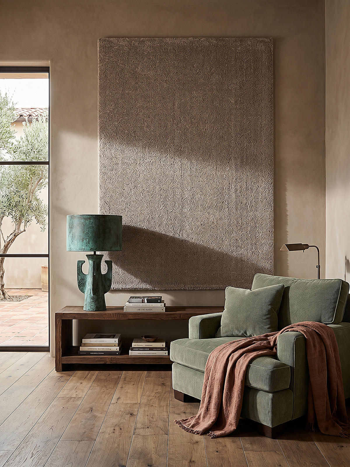 TEPPICH Hochflor ZINAL Uni Polyester Beige 120 x 170 cm - Beige, Textil (120/170cm) - KADIMA DESIGN