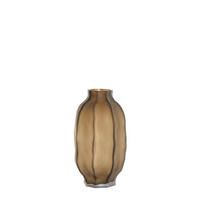 VASE Tejeda - Braun - 20.5/20.5/38 cm - Braun, Glas (38cm) - Light & Living