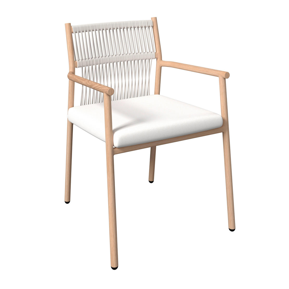 GARTENTISCHGRUPPE Enzi Naturfarben/Beige 7-teilig - Beige, Metall (1/1/1cm) - Mömax