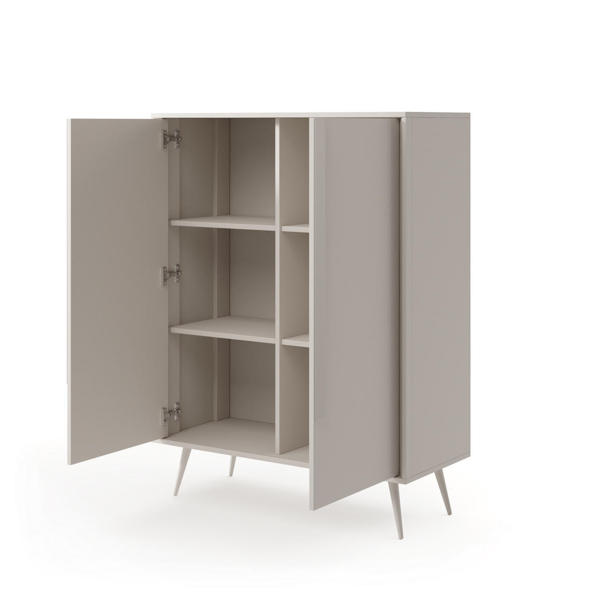KOMMODE: Kaschmir, 96,7 x 125,6 x 40 cm - Kaschmir, Holzwerkstoff (96.7/125.6/40cm) - 3XE LIVING