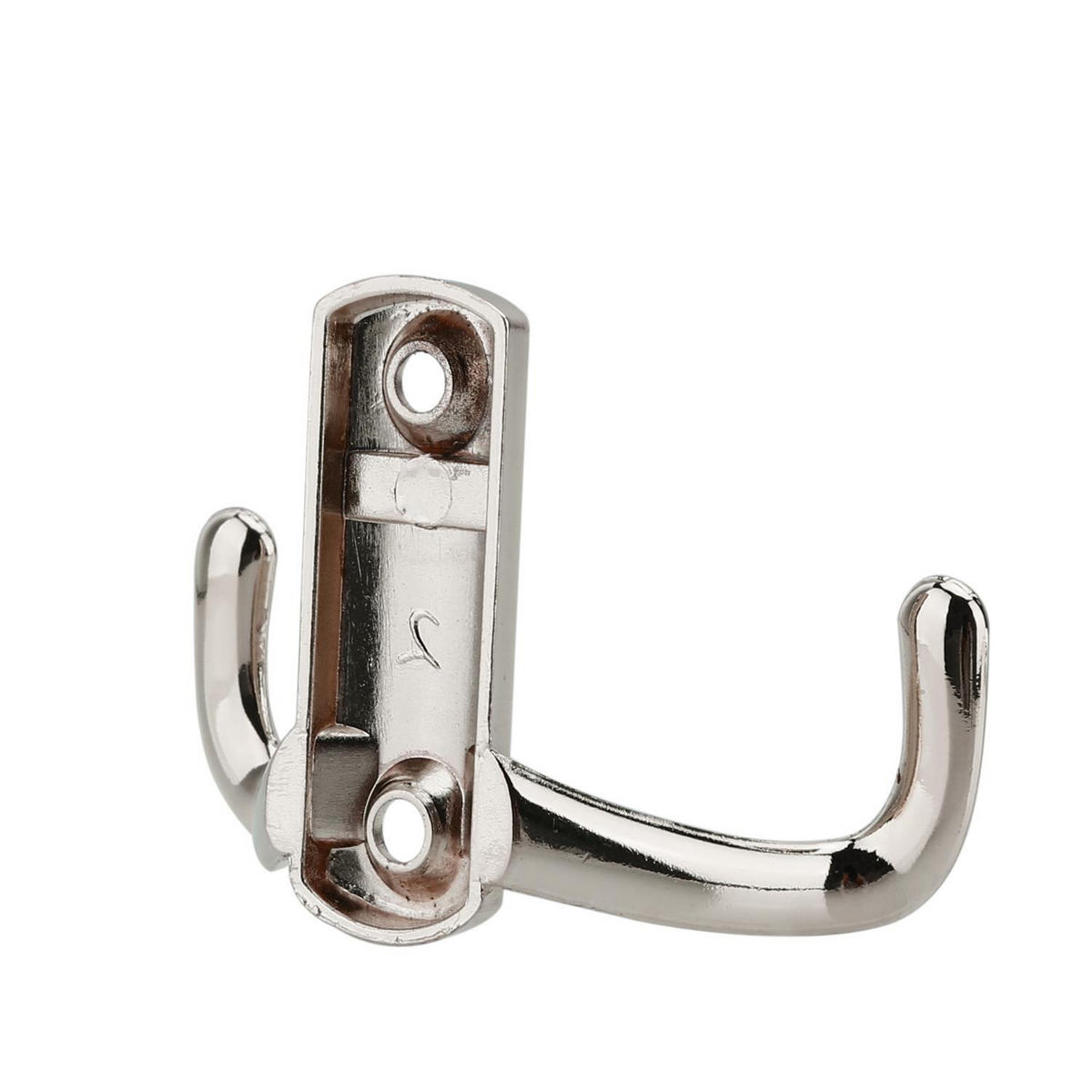 KLEIDERHAKEN 7 / 4.7 cm - Nickelfarben, Metall (1.69/4.7/7cm) - Intirilife