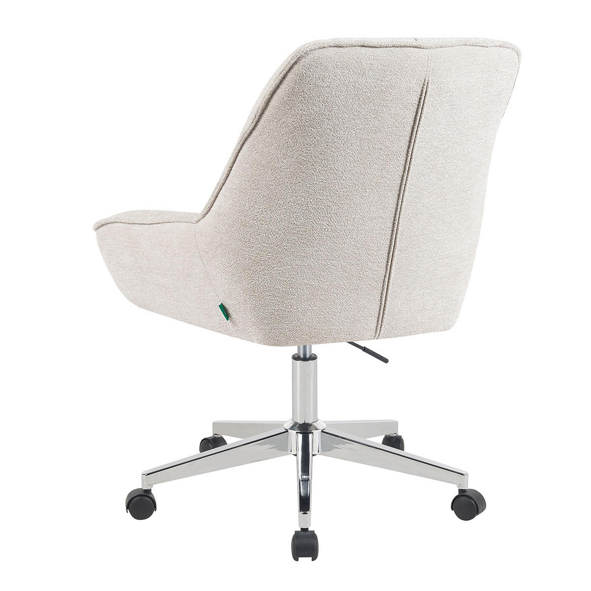 BÜROSTUHL Mika-Megan - Chromfarben/Creme, Textil/Metall (60/85/68cm) - DUBI Möbel