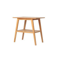 WASCHBECKENUNTERSCHRANK - Teakholz - 80 cm - BOBOTSARI - Naturfarben, Holz (55/76/80cm) - Vente-Unique