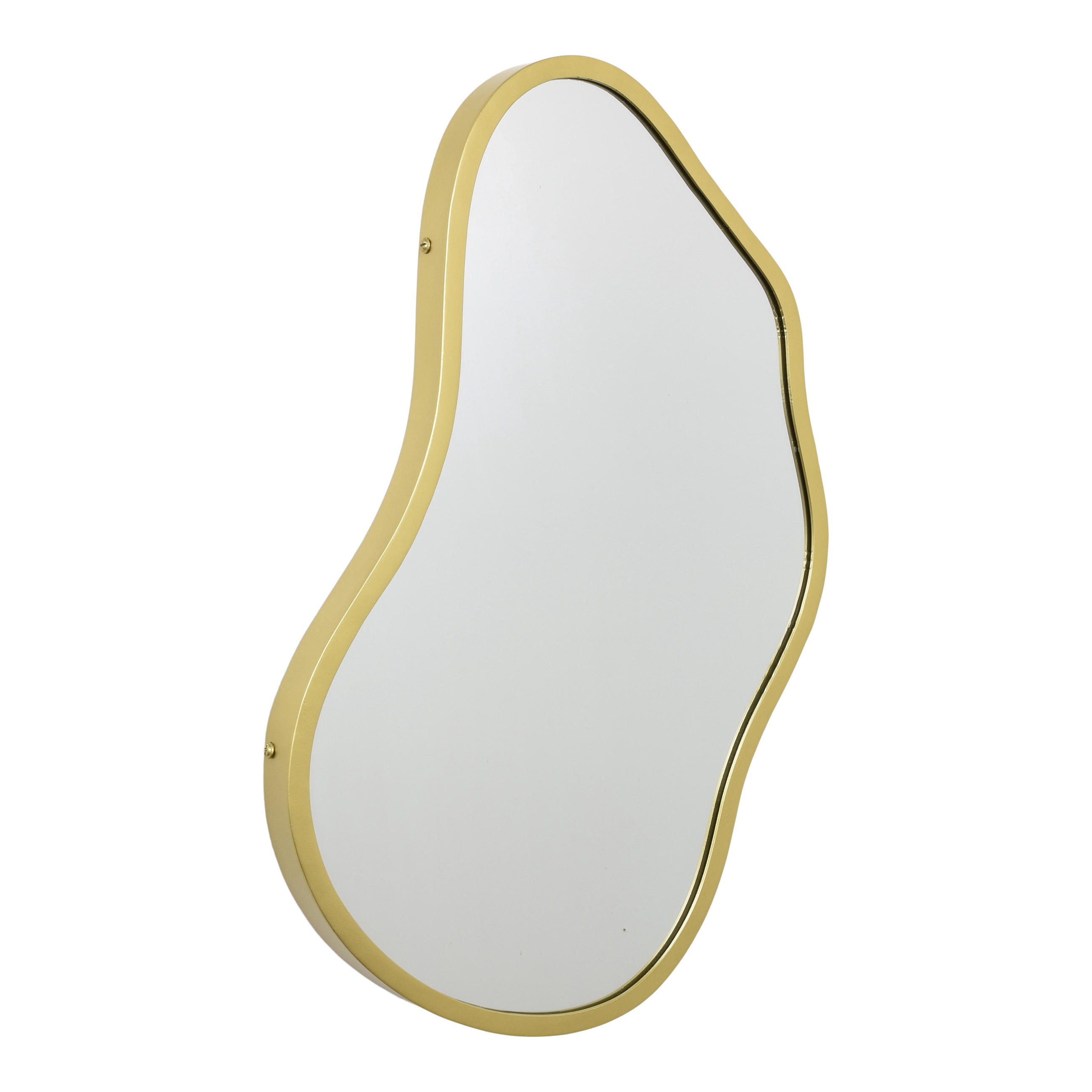 WANDSPIEGEL Origa Gold - Goldfarben, Metall (36/67/4cm) - LOFT42