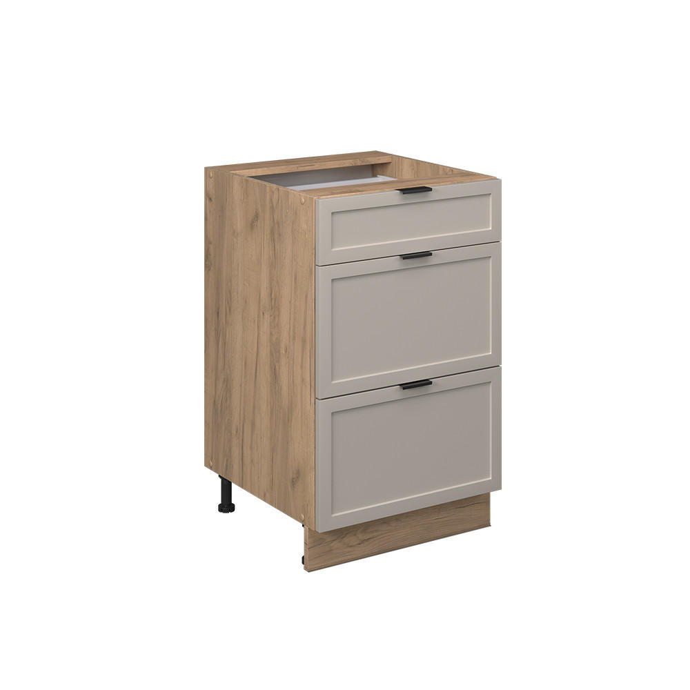 K&Ouml;KSUNDERSK&Aring;P Fame-Line Gr&aring;beige 50 cm utan b&auml;nkskiva Greige, Ekf&auml;rgad 82/50/51.6 cm
