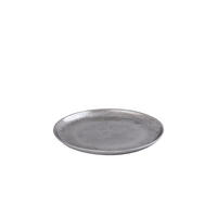 SCHALE Afta Silber 30/30/2.5cm - Silberfarben, Metall (2.5cm) - PTMD Collection