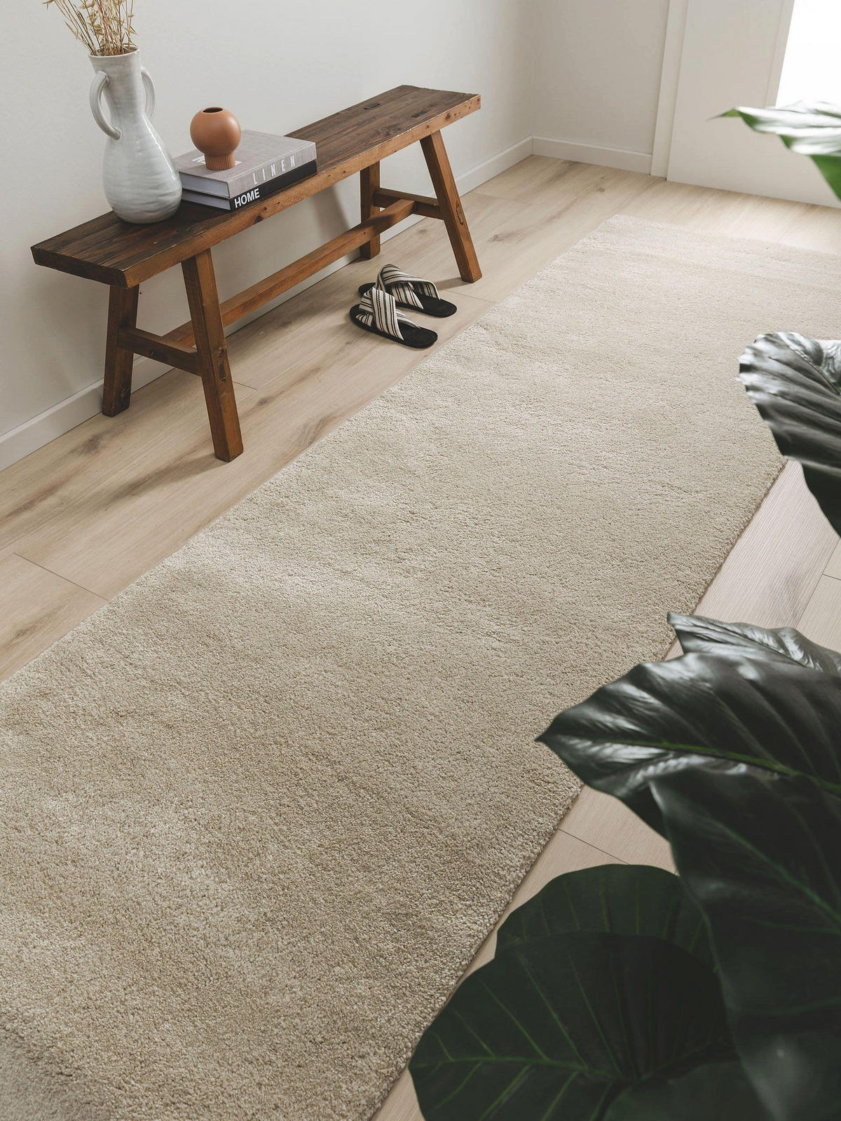 LÄUFER Tacoma Beige 80x300 cm - Beige, Textil (80/300cm) - benuta Nest