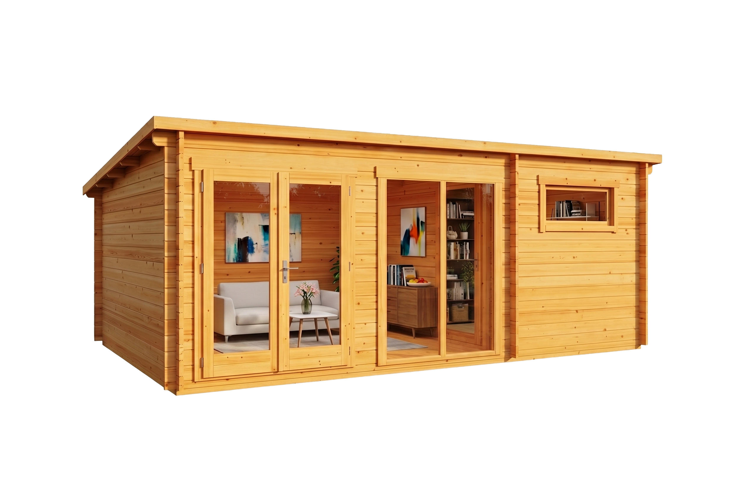 Alpholz Gartenhaus Pinien 598x230x420 cm