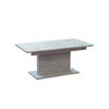 COUCHTISCH rechteckig Beton 126/70/58 cm - Hellgrau, Holzwerkstoff (70/126/58cm) - designimpex