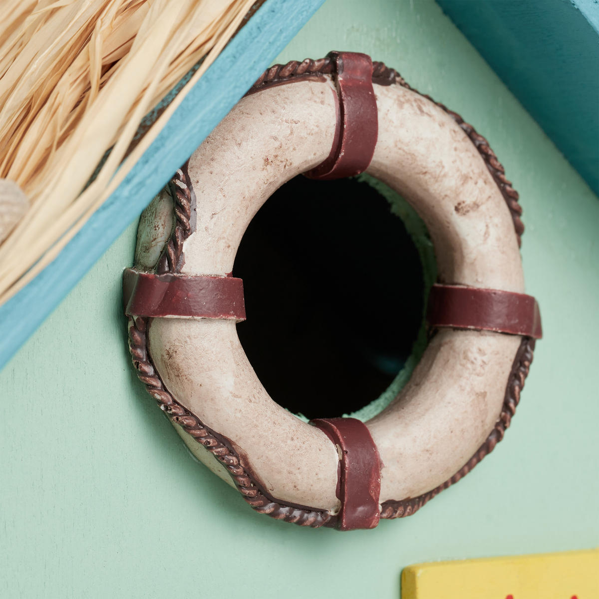 DEKOVOGELHAUS - Multicolor, Holz (19/24.5/13.5cm) - Relaxdays