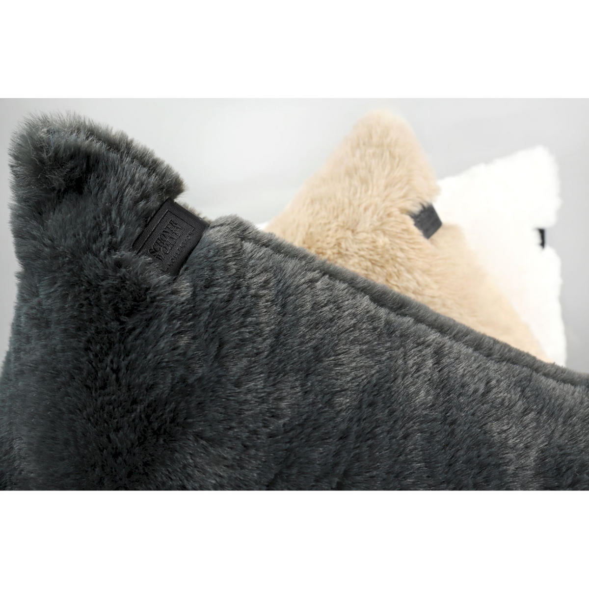 ZIERKISSENHÜLLE ELEGANCE - Anthrazit, Textil (45/45cm) - Schöner Wohnen