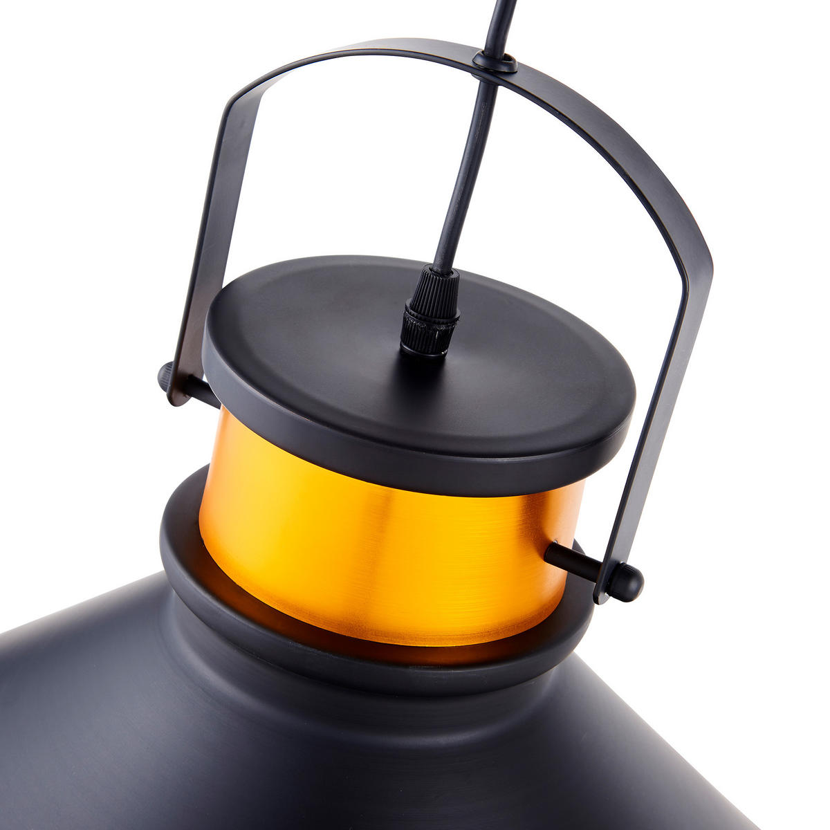 INNENBELEUCHTUNG Schwarz - Schwarz, Metall (121.9/36.8/121.9cm) - Teamson Home