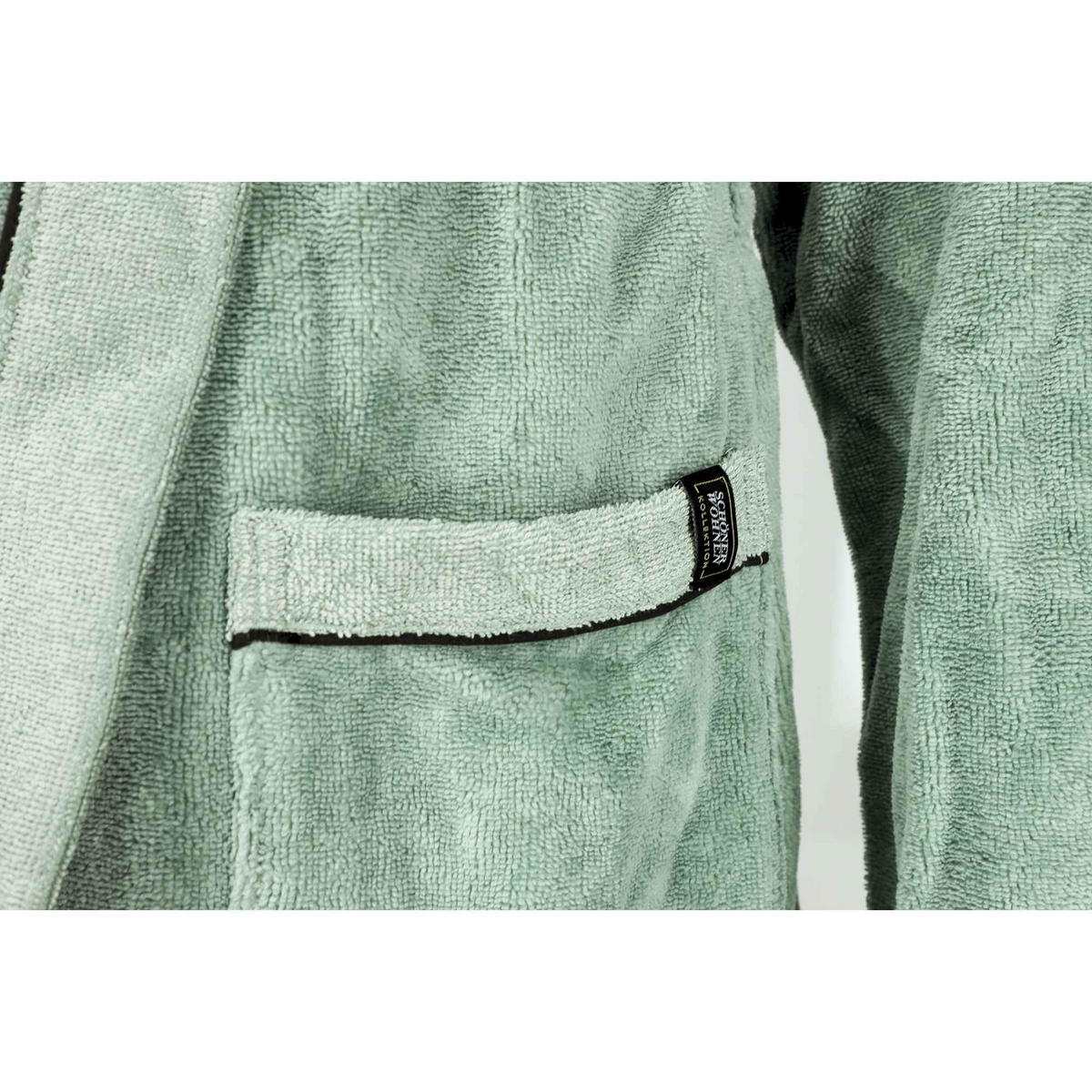 BADEMANTEL SELECT - Grün, Textil (XLnull) - Schöner Wohnen