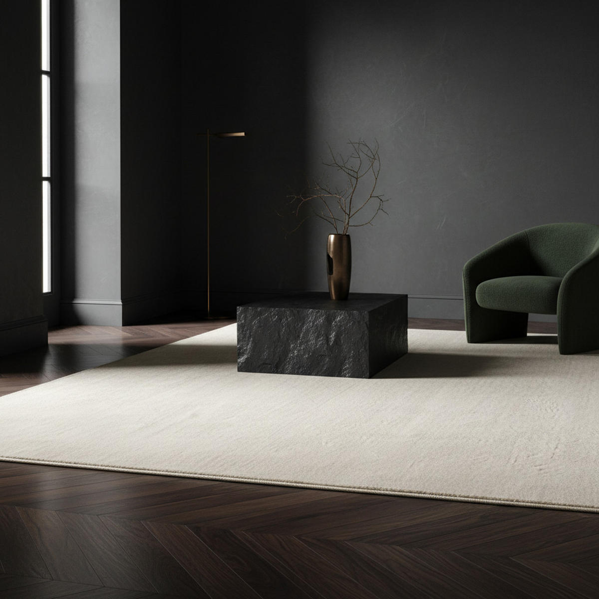 KURZFLORTEPPICH Waschbar ISAR, einfarbig, Creme, 240 x 340 cm - Beige, Textil (340/240cm) - KADIMA DESIGN
