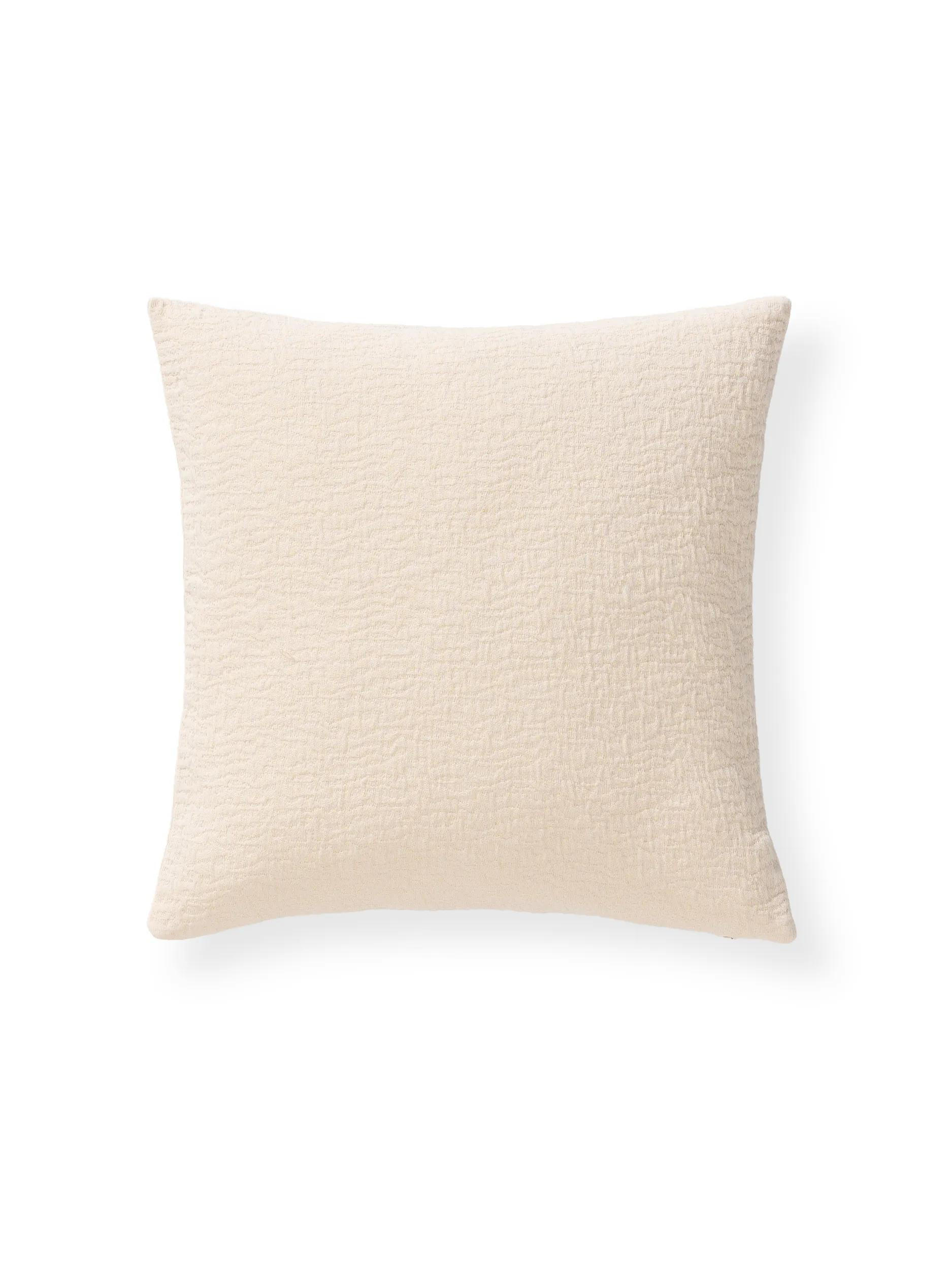 KISSENBEZUG Carmo Cream 45/45 cm - Creme, Textil (45/45cm) - benuta
