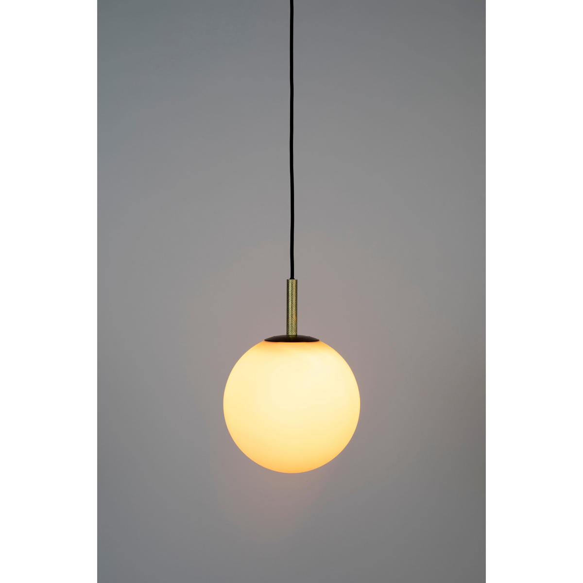 PENDELLEUCHTE Orion Rund 25 cm - Schwarz, Glas (25/25/170cm) - Zuiver