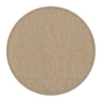 OUTDOOR-TEPPICH 092 Braun Wetterfest 200 cm Rund - Braun, Textil (200/200cm) - carpet city
