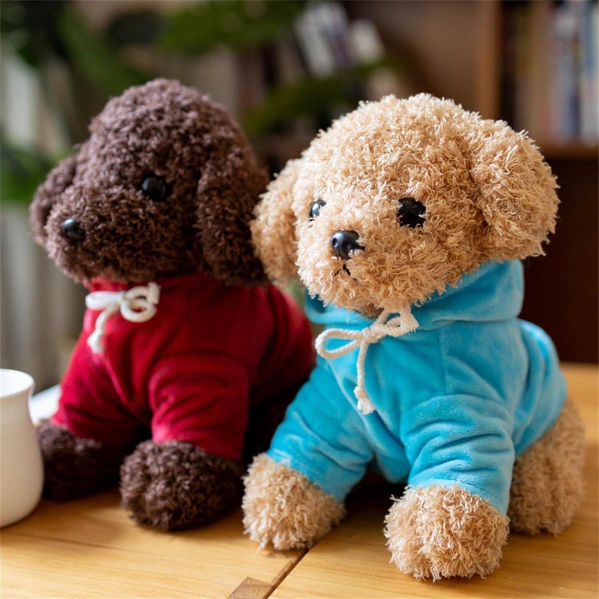 KUSCHELTIER Hund 20 cm Hellbraun - Braun, Textil (10/20cm)