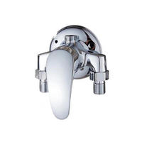 DUSCHARMATUR , Mitigeur de douche mural monocommande - Silberfarben, Metall (12/6/11.5cm) - BELZ