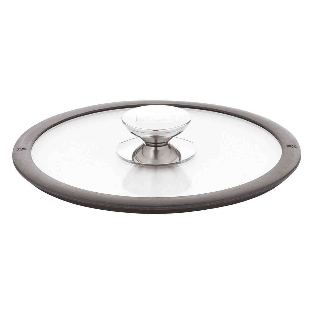 GLASDECKEL mit Silikonring, Transparent / Schwarz, 28 cm - Schwarz, Metall (16.14/12.2/6.69cm) - Berndes