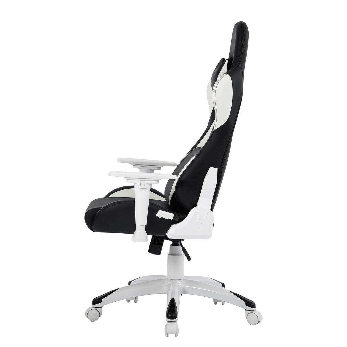 GAMING CHAIR - Kunstleder - Schwarz, Kunststoff (66/134/59cm) - home24