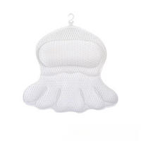 BADEKISSEN – 42 x 46 x 7 cm – Weiß - Weiß, Textil (42/21cm)