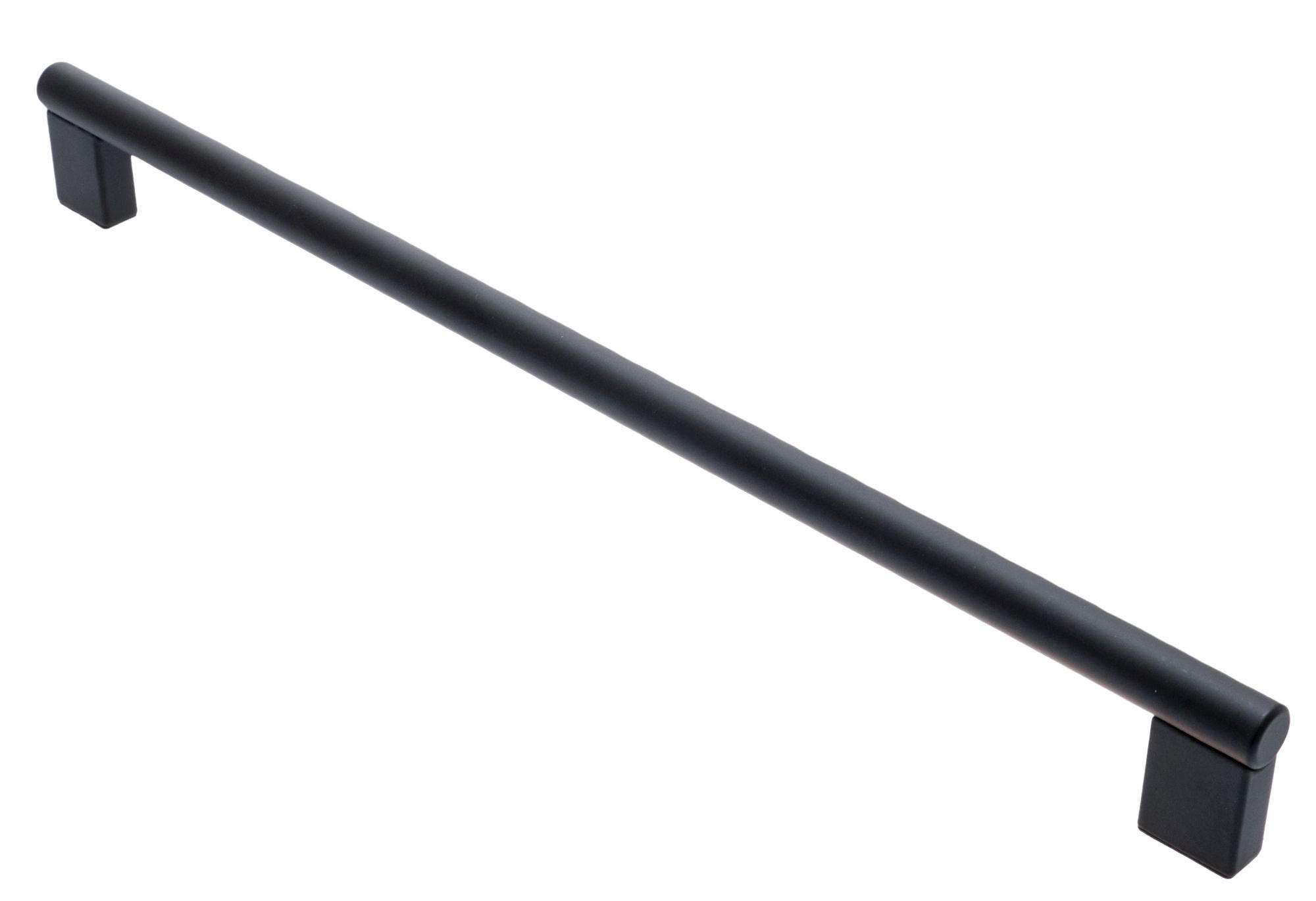 MÖBELGRIFF BA 320mm, Küchengriff schwarz matt, Griffstange Ø 12mm - Schwarz, Metall (1.2/3.4/34.2cm)