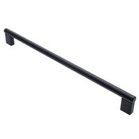 MÖBELGRIFF BA 320mm, Küchengriff schwarz matt, Griffstange Ø 12mm - Schwarz, Metall (1.2/3.4/34.2cm)