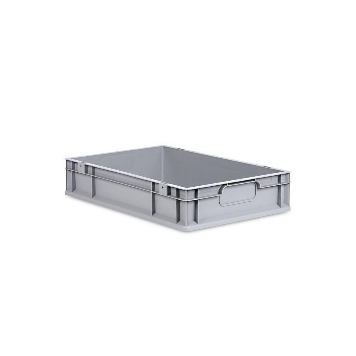 EUROBOX 5x Nextgen Economy Mit Scharnierdeckel Grau/Rot Griffe Geschlossen 23 Liter - Rot, Kunststoff (40/12/60cm) - PROREGAL