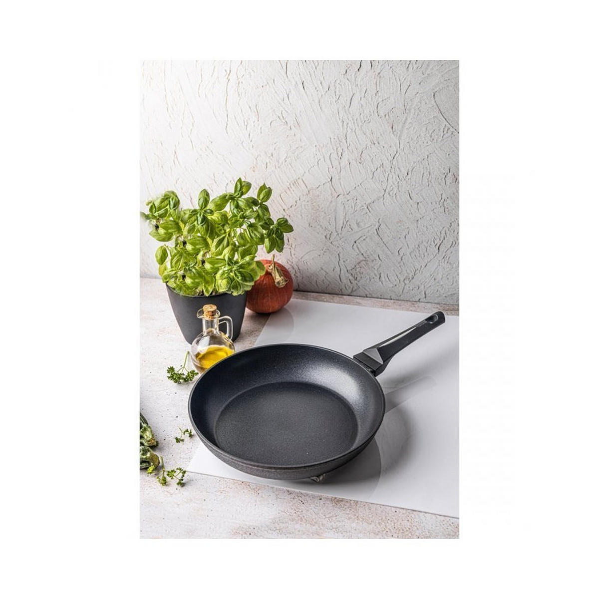 PFANNE Schwarz 28/28/5.2 cm KB7690 - Schwarz, Metall (28cm) - Klausberg 