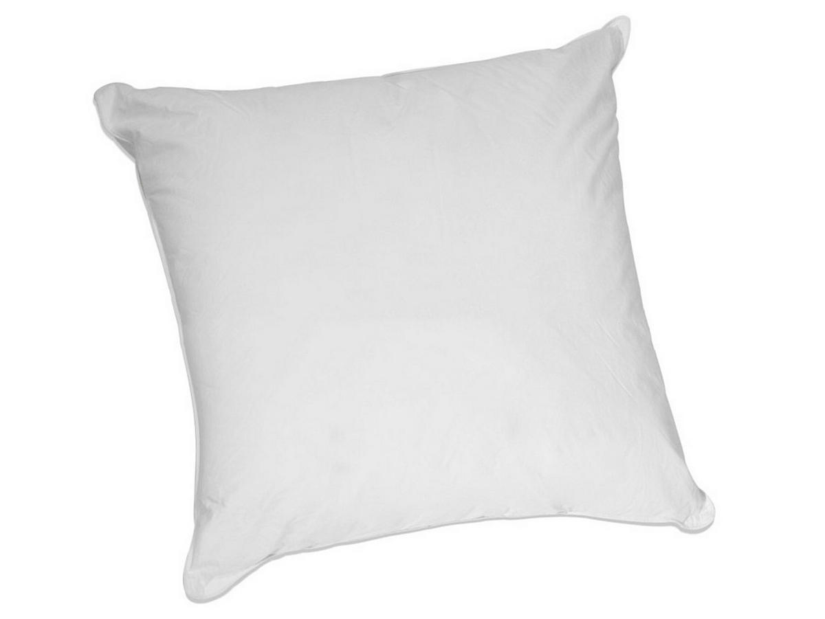 KOPFKISSEN 2er-Set Memory Schaum - 750 gr - 60 x 60 cm - Baumwollperkal - Weiß - AUXENCE - Weiß, Textil (60/60cm) - Vente-Unique