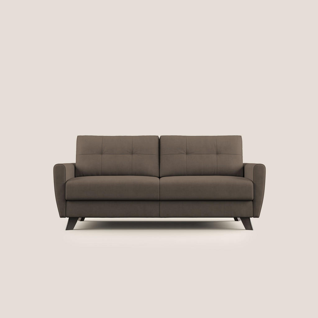 Thumbnail - Divani.store Schlafsofa, Braun, Textil, 2-Sitzer, Rechteckig, 168x97x96 cm, Wohnzimmer, Sofas & Couches, Schlafsofas