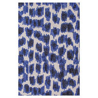 TEPPICH Ikat Ultramarine 170/240 cm - Blau, Textil (170/240cm) - Lola&Moi