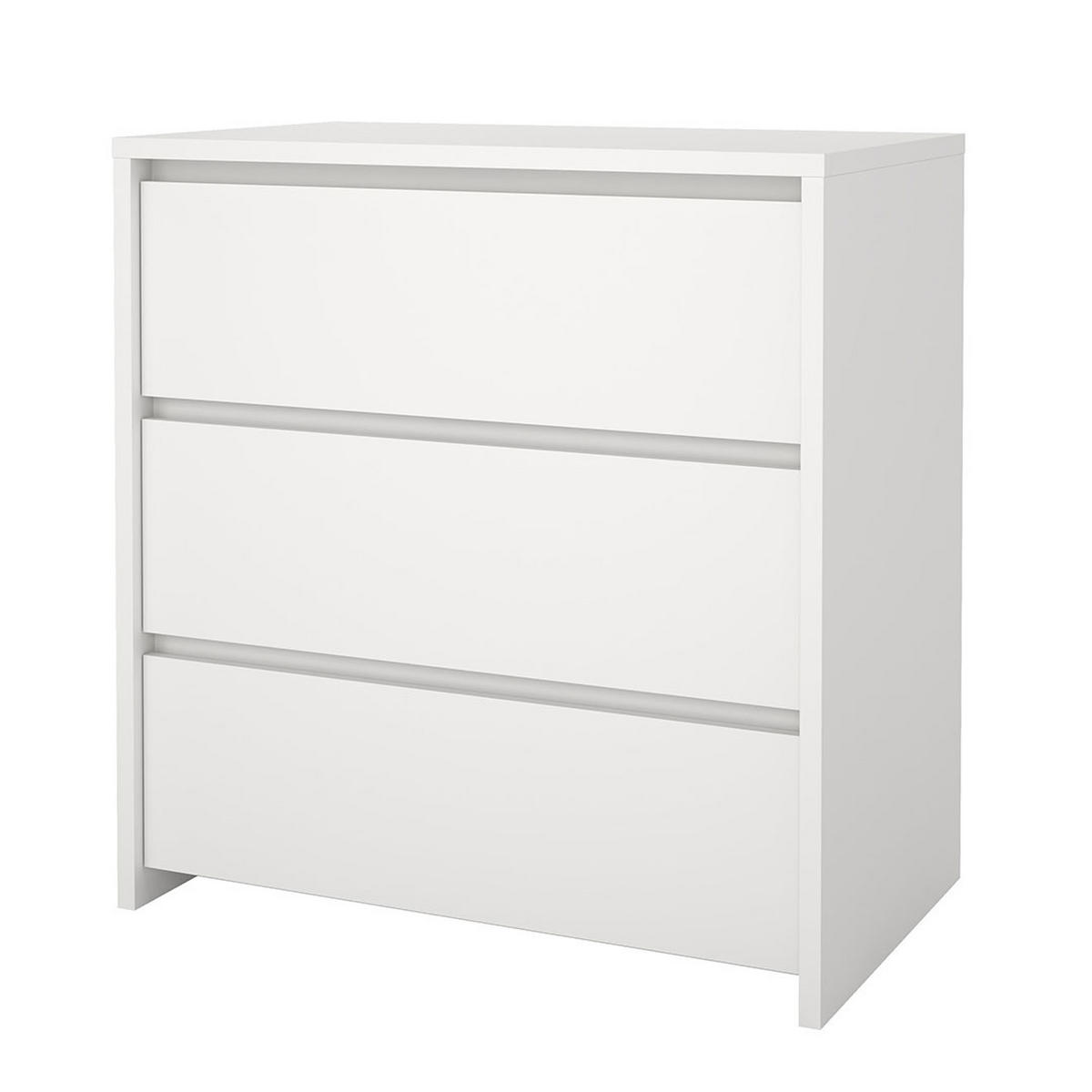 KOMMODE, Next, Weiß, Holzwerkstoff, 80 x 48 x 84 cm - Weiß, Holzwerkstoff (80/84/48cm) - ebuy24
