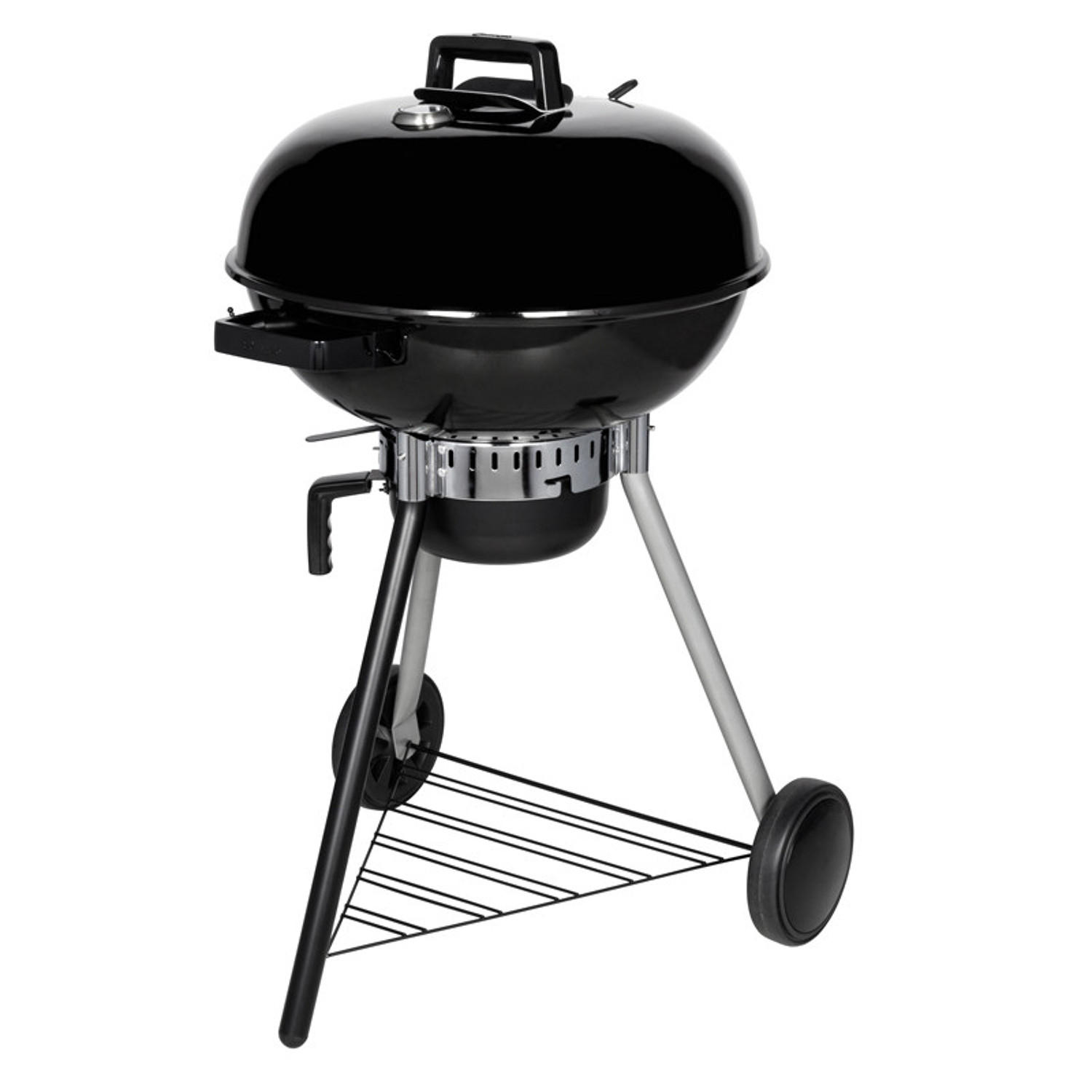 KUGELKOHLEGRILL Schwarz - Schwarz, Metall (67/102/67cm)