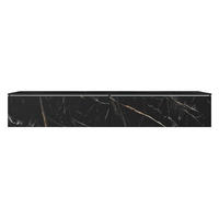 TV-LOWBOARD D180 mit weißer LED Beleuchtung - Silberfarben/Multicolor, Holzwerkstoff/Kunststoff (180/30/33cm) - MIRJAN24