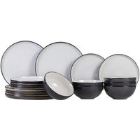 GESCHIRRSET Ciel Weiß 18-teilig - Weiß, Keramik (2/2/1cm) - Cosy & Trendy