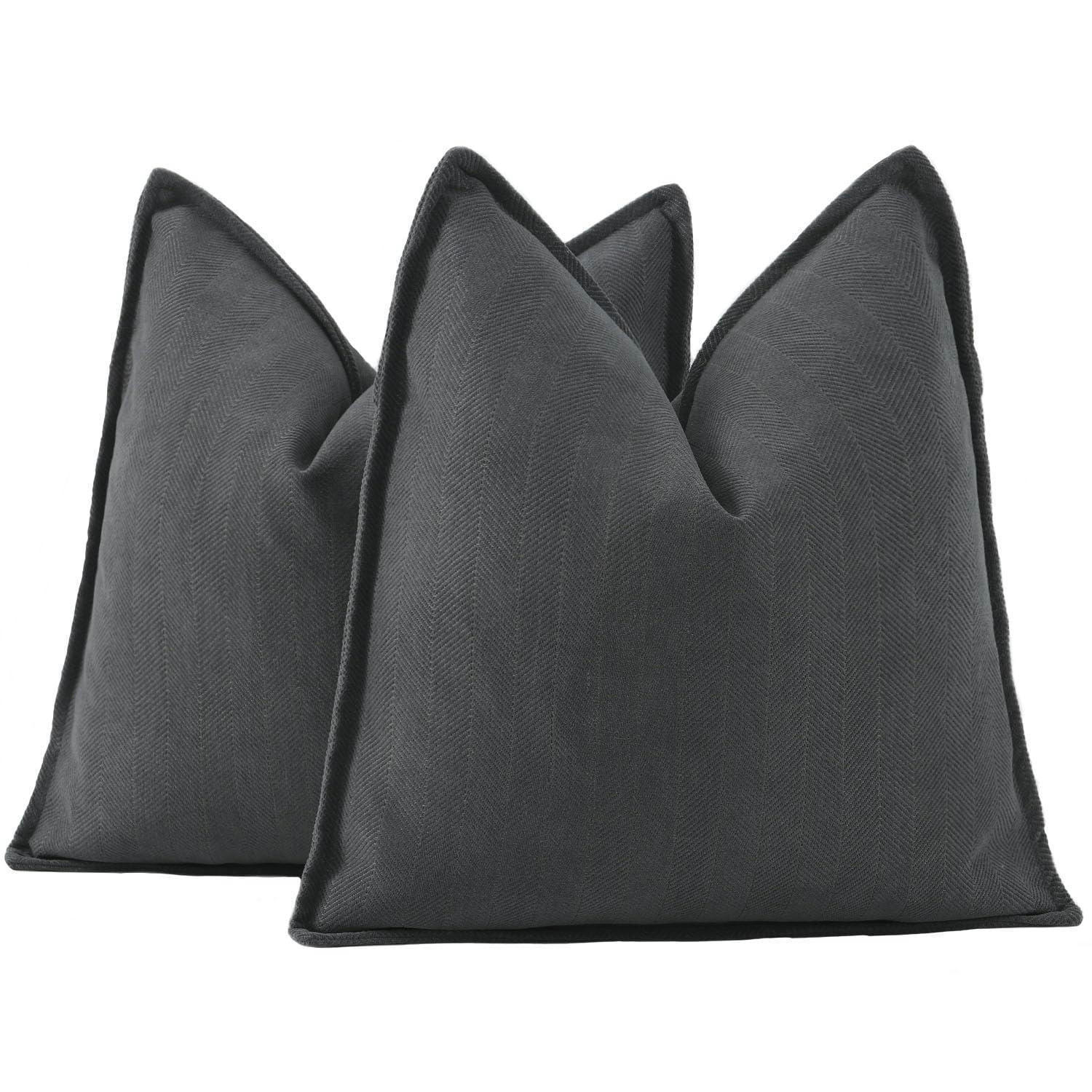 XXXLutz Kissenbezug Anthrazit 65x65 cm