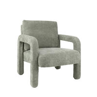 LESESESSEL Runa Grün 72 cm x 81 cm - Grün, Textil (72/81/79cm) - Klast Home