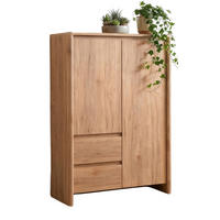 HIGHBOARD Hickory Walnuss 86 x 140 cm, Kommode mit viel Stauraum - Walnussfarben, Holzwerkstoff (86/140/40cm) - Furn.Design