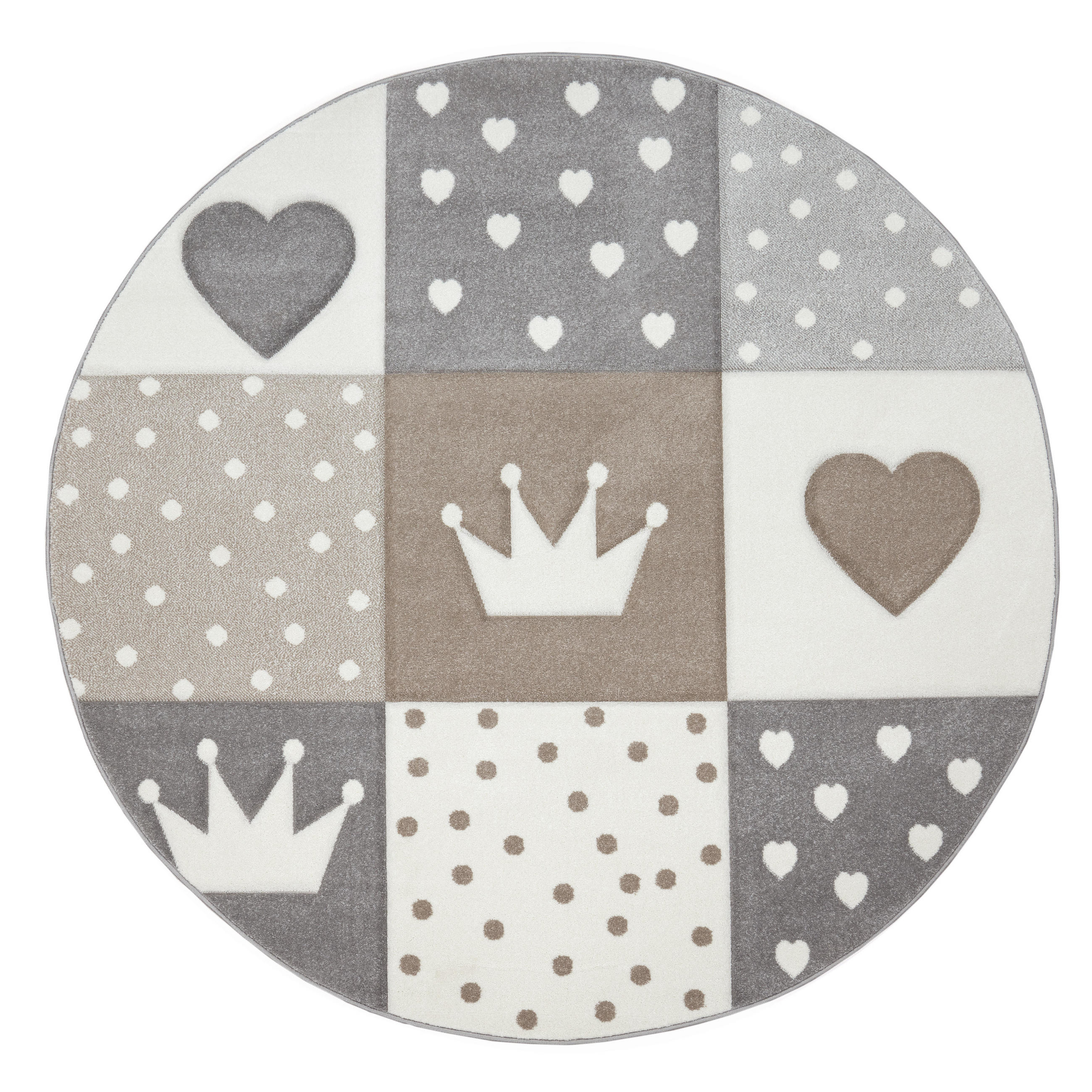 KINDERTEPPICH 160/160 cm Cosmo 339 - Beige, Textil (160/160cm) - Paco Home