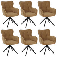 ESSZIMMERSTUHL Senfgelb 6er-Set - Gelb, Textil (63/93/70cm) - MCW