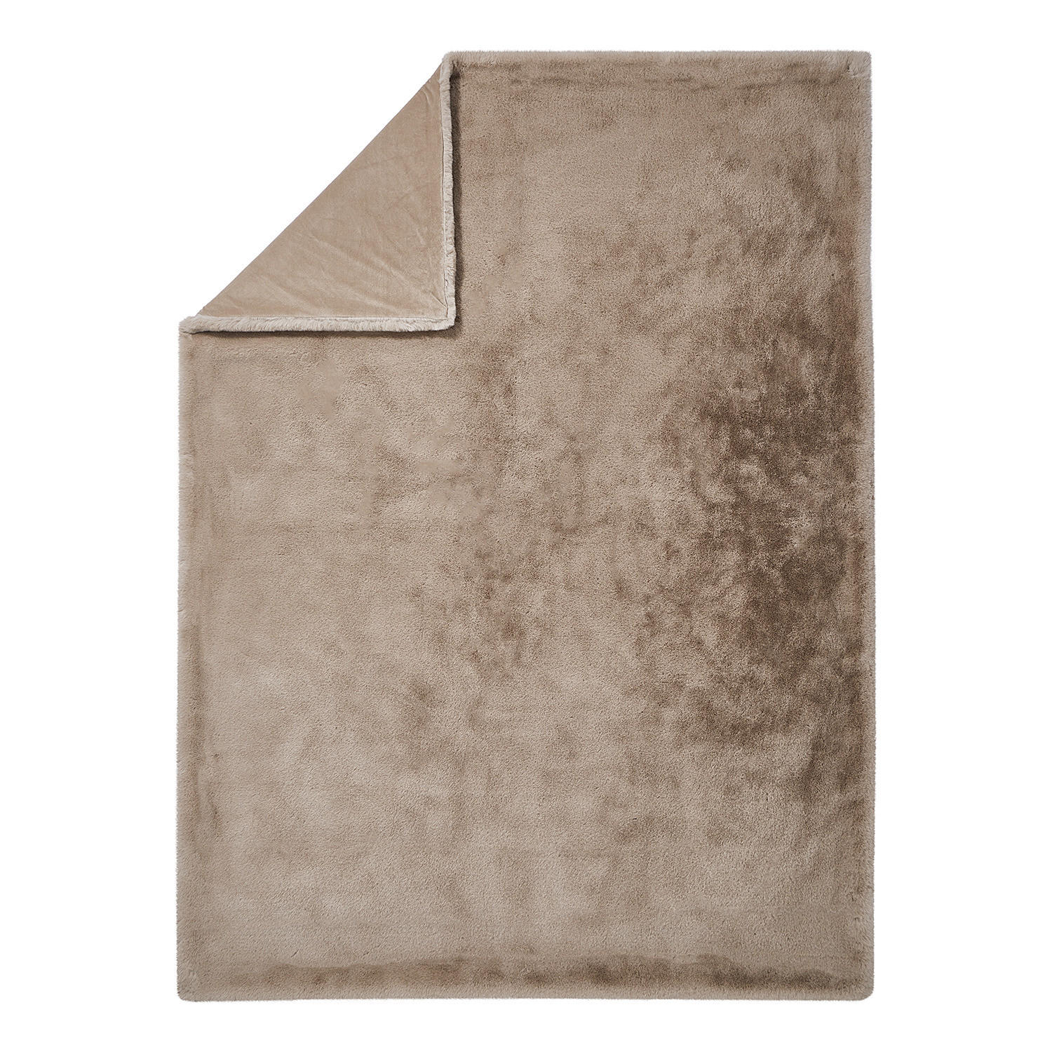 FELLDECKE Wild Thing - Taupe, Kunststoff (150/200cm) - Butlers
