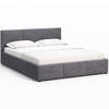 POLSTERBETT 160×200 cm mit Bettkasten und Lattenrost Nela HLR-21 Grau Velours - Dunkelgrau/Grau, Holz/Metall (160/200cm) - Jana