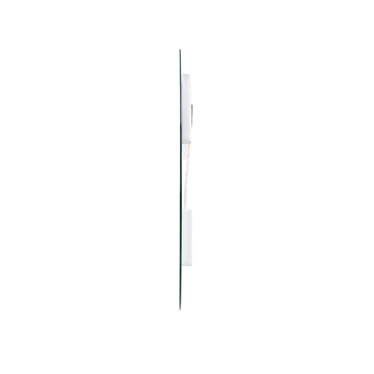 LED-SPIEGEL Agatha rund - Ø 60cm - Silberfarben, Glas (60/60/4cm) - Niermann